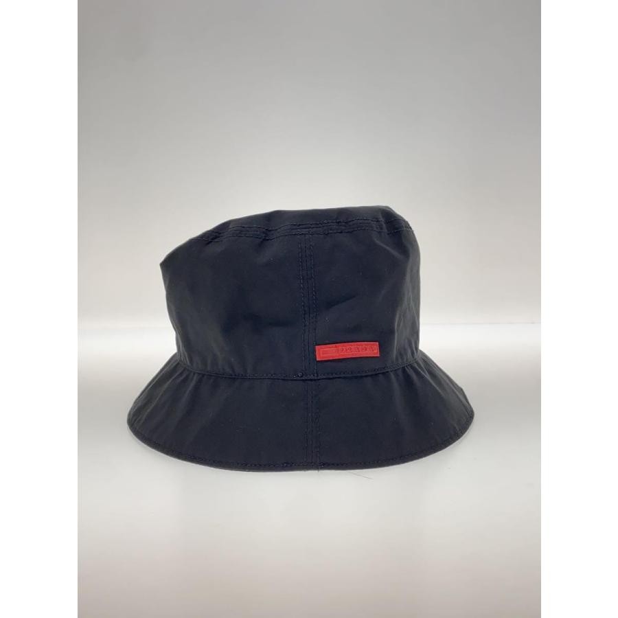 PRADA Bucket Hat Solid Pattern Polyester 22.0in S… - image 1