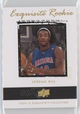 2009 Exquisite Collection Rookies Jersey Number Parallel 10/43 Jordan Hill 3c7
