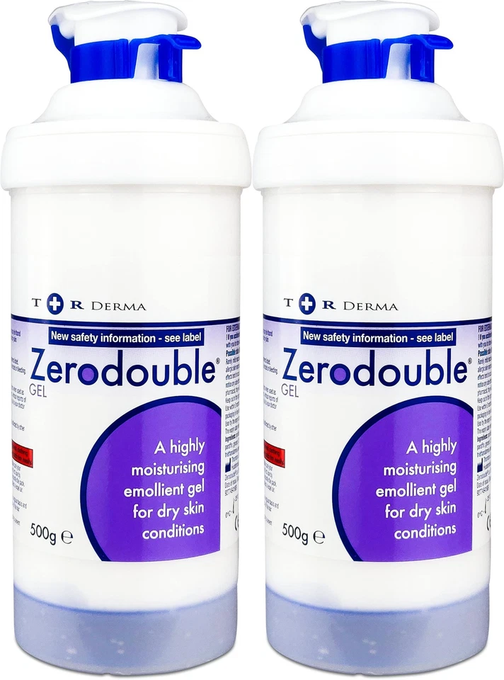 ZERODERMA Zerodouble Emollient Gel 500g X 2
