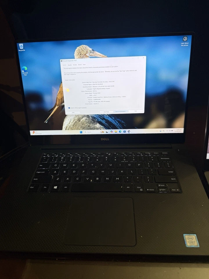 Dell Precision 5520 -i7/16GB/256GB SSD/Touchscreen/NVIDIA 4GB –3 Units Available - Image 3 of 4
