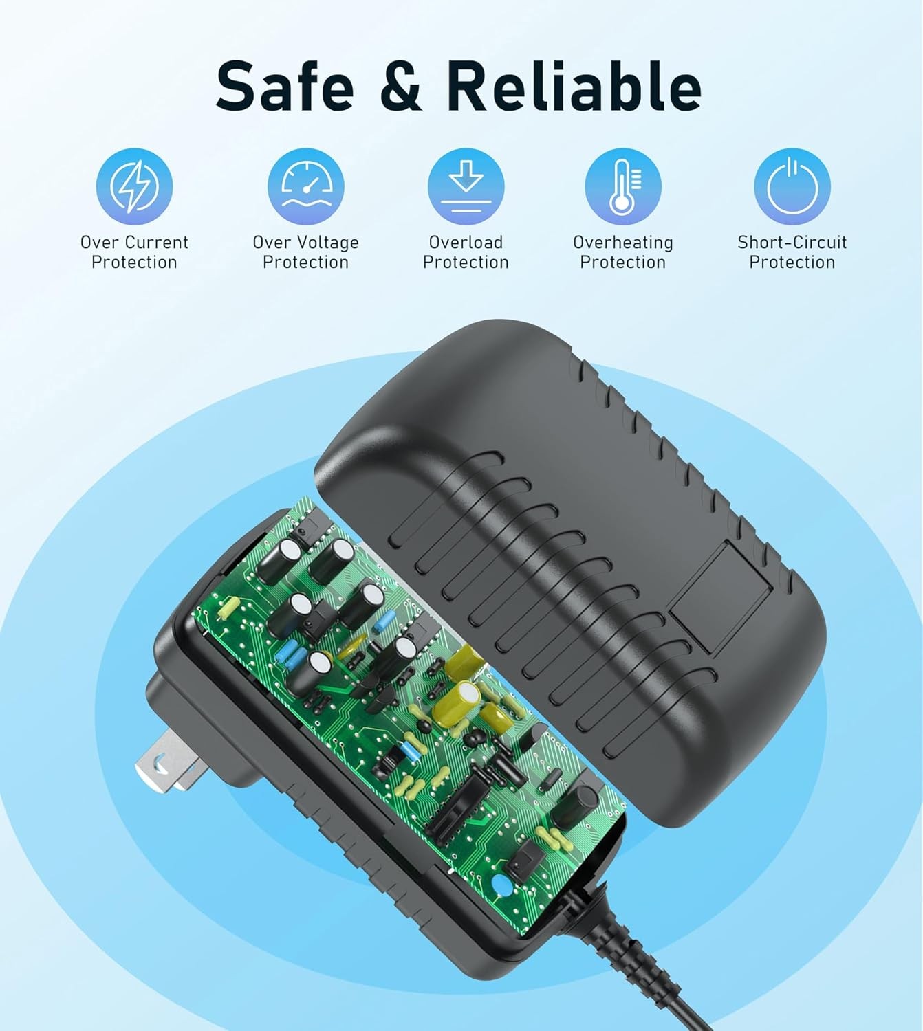 18V AC/DC Adapter for Naipo MGPC-007 Deep Tissue Massage Gun Muscle Massager