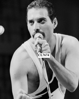 Freddie Mercury of Rock Band Queen Performs at the Rock in Rio Festival Photo