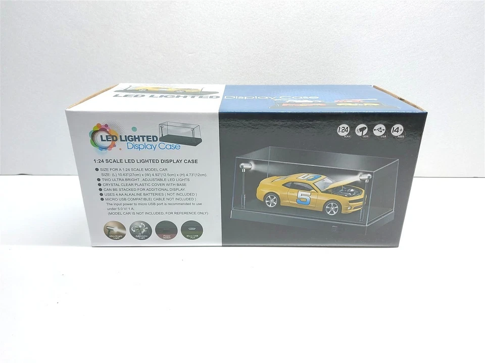 Teca box vetrina + led espositore auto scala 1:24 o 1:43 Display Case - Immagine 3 di 3