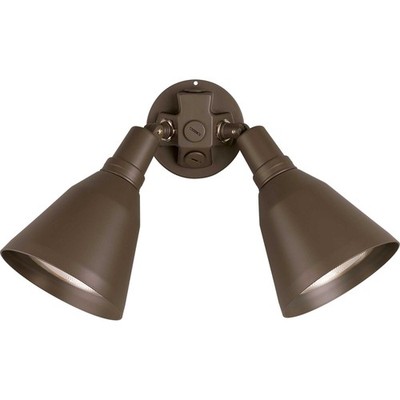 Progress Lighting P5203 2 Light Dual Head Flood Light - Bronze
