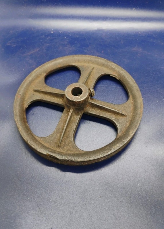 Vintage Cast Wheel Found in Gilbert Erector Set