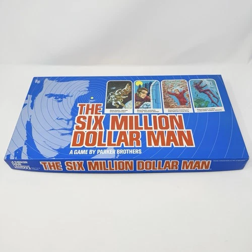 Vintage The Six Million Dollar Man Board Game by Parker Brothers 1975 Complete