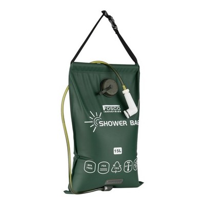 15L Tragbare Camping Duschtasche mit Duschkopf - Outdoor Solar Camping Dusche