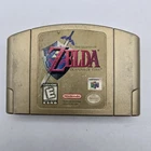 The Legend of Zelda Ocarina of Time N64 Gold Collectors Edition Authentic Tested