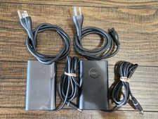 Lot of 2 Genuine Dell 65W Slim AC Power Adapter Charger 19.5V 3.34A LA65NM130