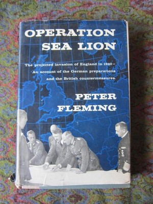 Operation Sea Lion VGDJ LNew Hardcover BOMC 1957 Simon & Schuster