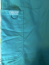 Cherokee Teal Scrubs Lot Size Small 3 Tops / 3 Bottoms