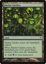Magic The Gathering MTG KHALNI GARDEN Worldwake NM Near Mint