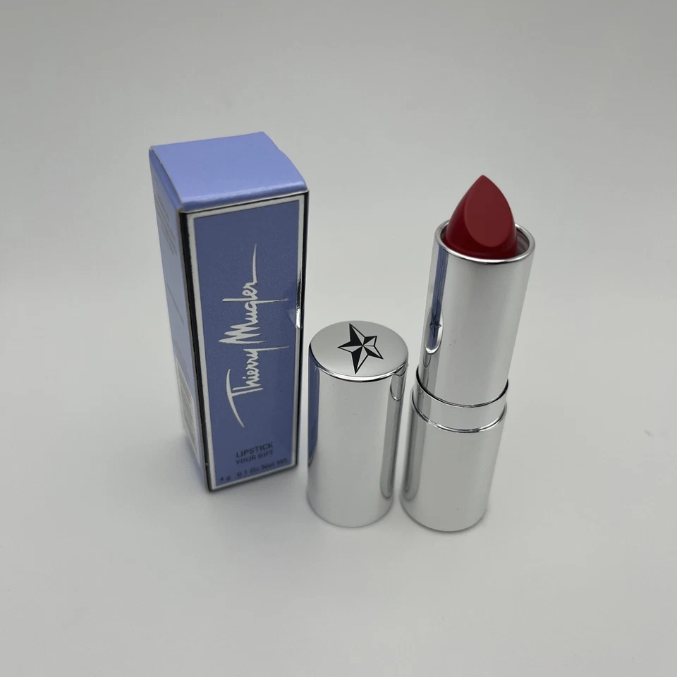 Lápiz labial rojo Thierry Mugler Rouge Á Lèvres Votre Cadeau descontinuado 0,1 oz Foto 3 de 3