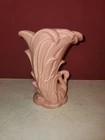 Vintage McCoy Pottery Peach Swan Vase