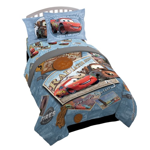 Cars Tune Up 5 Piece Twin Bed Set (Offical Disney Pixar Product)