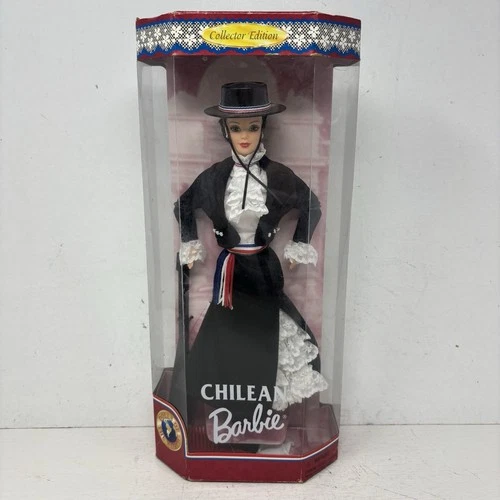 NEW VTG 1997 Collectors Edition Dolls of the World Chilean Barbie 18559 NIB