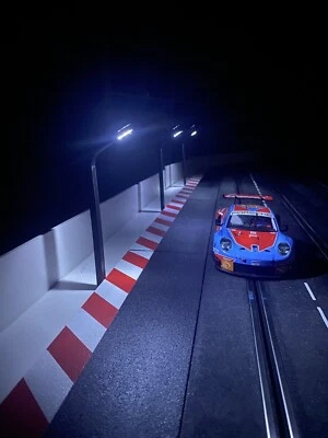 DSLOT 10x Lampen Carrera Digital 124 132 - Beleuchtung Rennbahn, Flutlicht Slotcar