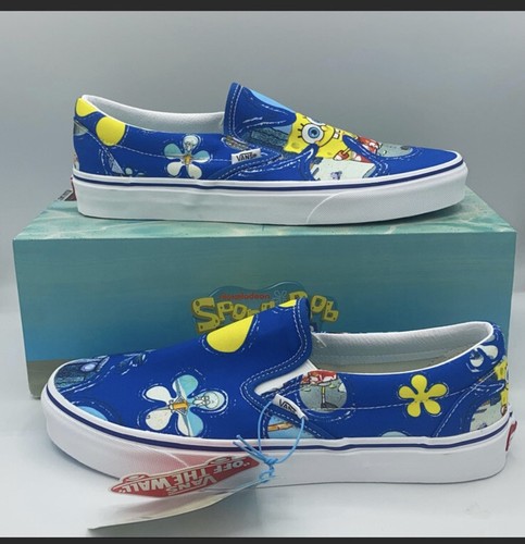 VANS x Spongebob Alohabob Classic Slip-On Shoes VN0A33TBYZ1 NEW W/ BOX |  eBay