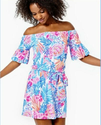 Lilly pulitzer off the shop shoulder dress