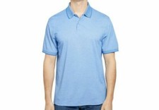 NEW- Member's Mark MEN Stretch Cotton Polo MEDUIM SEA BLUE