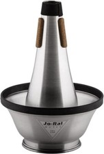 Jo-Ral Tenor Trombone Mute, Small Adjustable Cup Aluminum NEW Ships Fast