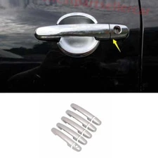 For Toyota RAV4 09-12 Chrome Exterior Outside Side Door Handle Cover Trim