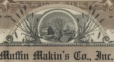 USA MUFFIN MAKIN'S CO. INC. 1923
