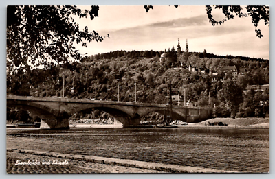 #ad RPPC Wurzburg Bridge and River Germany Vintage Postcard $11.22