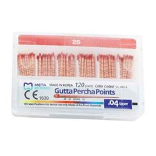 Gutta Percha Points .04 Special Taper #25 120/boîte livraison rapide (livrais...