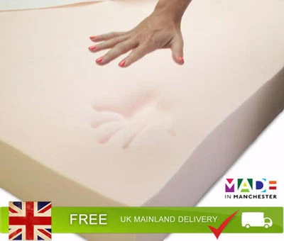 100% Memory Foam Mattress Toppers | All Sizes & Depths | UK Made