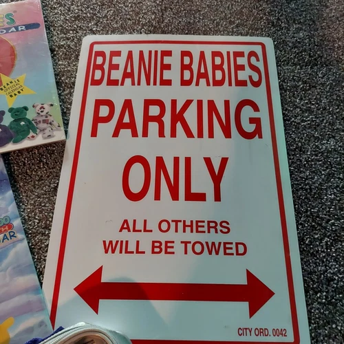 VTG 1999 HUGE Beanie Baby Clubby Lot Platinum Kit Sign Millennium Calander