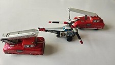 Blechspielzeug Konvolut Lot Germany HS Schumann Abschlepper Feuerwehr Japan Heli