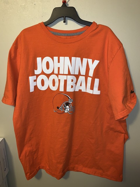 Nike Johnny Manziel âJohnny Footballâ T-shirt XL Cleveland Browns Texas A&M | eBay
