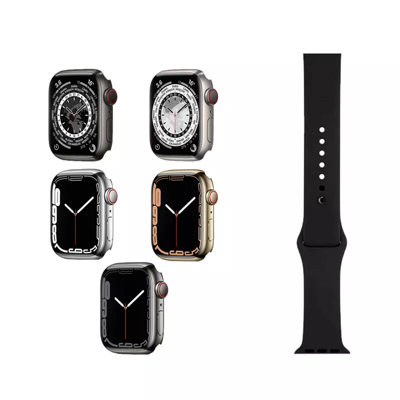 Apple Watch Series 7   mm / mm , Aluminium, Steel, Titanium