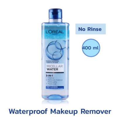 L'Oreal 3 In1 Micellar Water Deep Cleansing Makeup Remover Non-Rinse 400 ml.