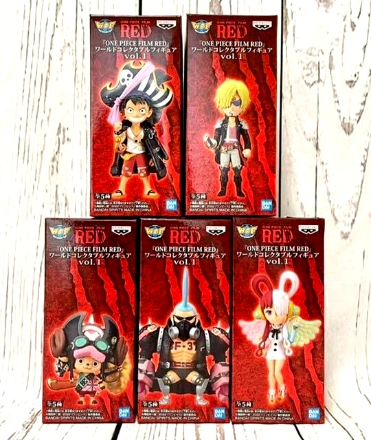 One Piece FILM RED World Collectable Figure WCF vol.1 full Set Anime Prize Japan