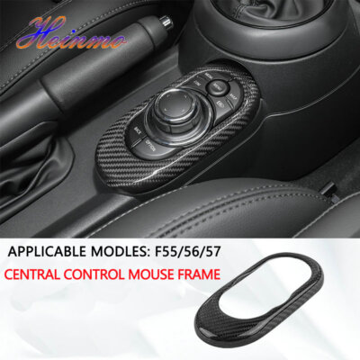 100% Carbon Fiber Interior Control Console Panel Cover For MINI Cooper S F55 F56