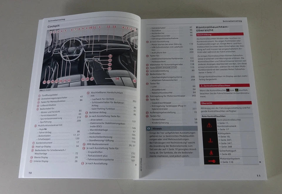 Bordmappe + Betriebsanleitung Audi A6 C8, RS6, Avant, Allroad quattro 07/2024 - Bild 2 von 2