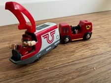 Brio Roter Batterie-Reisezug - gebraucht, ähnlich 33746-Bonus:Feuerwehr-Anhänger