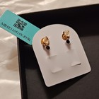 925 Sterling Silver Pink Heart Moissanite Halo Drop/Dangle Earrings GRA — photo 2