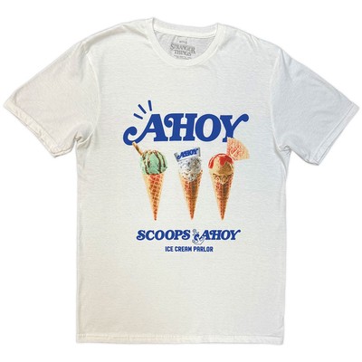 Stranger Things Scoop Ahoy T Shirt | eBay