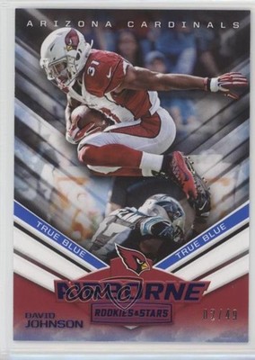 2017 Panini Rookies & Stars Airborne True Blue 2/49 David Johnson #16 pn1