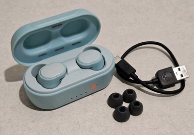 Skullcandy SESH EVO True Wireless Bluetooth in-Ear Earbud Bleached BLUE *Read*