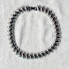 Vintage 1970s Napier Chunky Silver Tone Chain Choker - Estate Costume Jewelry