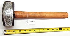 WARWOOD Vintage  Blacksmith Hammer, 4 lbs. 10 oz. Total Weight  14" long, USA