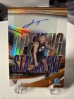 2025-26 Bowman Basketball John Tonje RC /25 Opening Statement Autograph Jazz