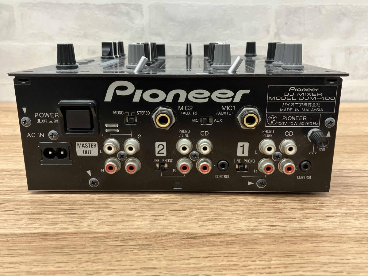 Pioneer DJ DJM-400 2CH DJ Mixer Black Compact w/ Built-in FX