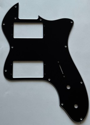 For Fit Fender Classic Series '72 Thinline Tele Guitar Pickguard 3 Ply Black