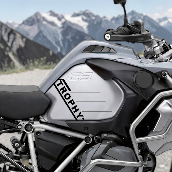 Stickers reservoir BMW R1200GS R1250GS Adventure Trophy anti rayures en vinyle impermeable