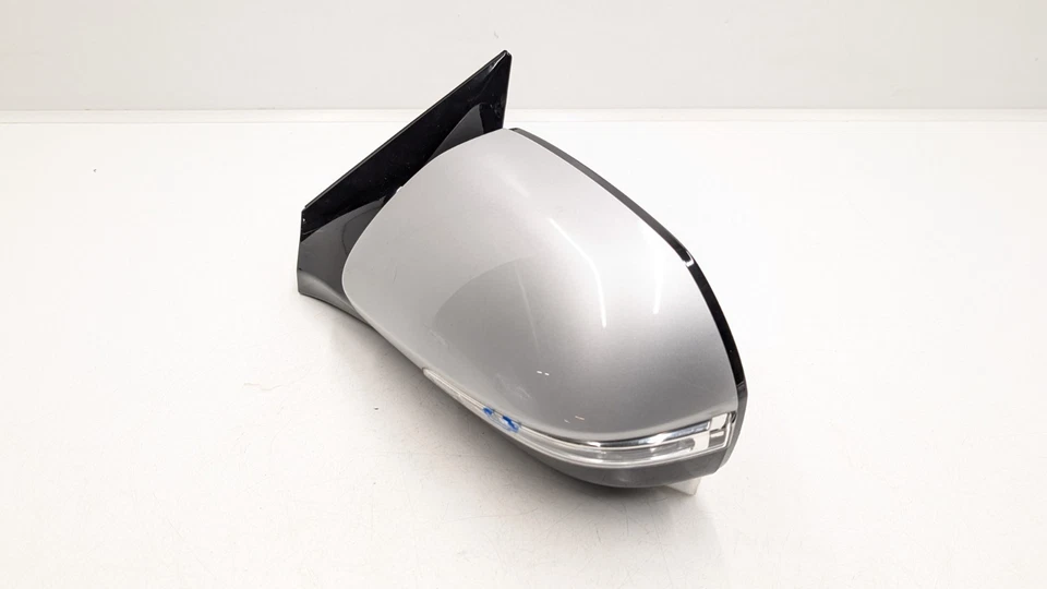 HYUNDAI SANTA FE MK3 WING MIRROR POWER FOLDING LEFT SIDE IN SLEEK SILVER 2014 - Image 2 of 4